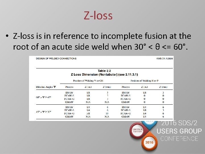 Z-loss • Z-loss is in reference to incomplete fusion at the root of an
