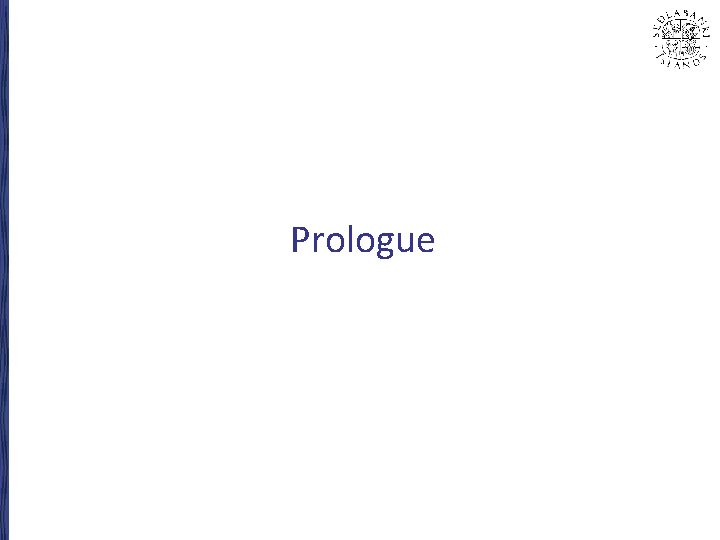 Prologue 