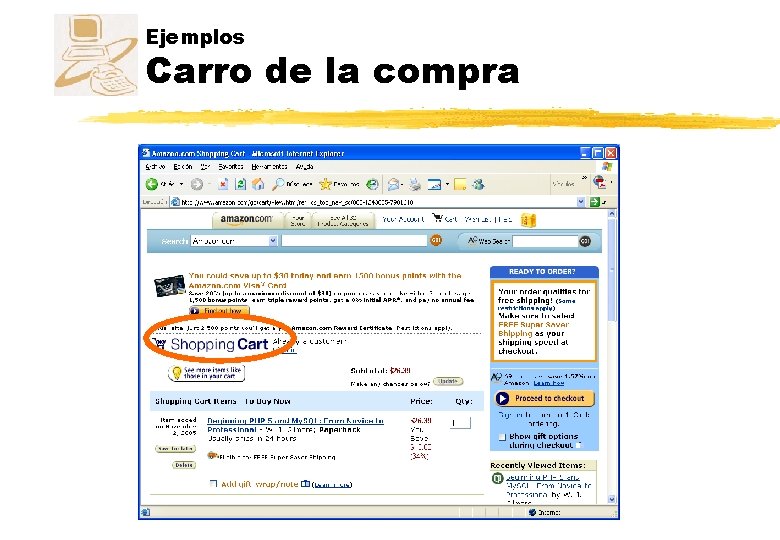Ejemplos Carro de la compra Ejemplos Carro de la compra