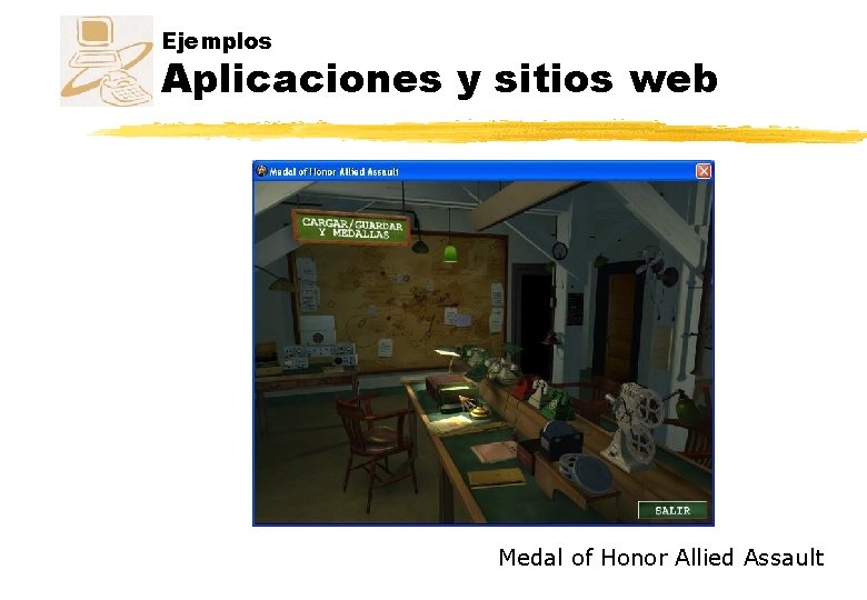 Ejemplos Aplicaciones y sitios web Medal of Honor Allied Assault Ejemplos Aplicaciones y sitios web Medal of Honor Allied Assault