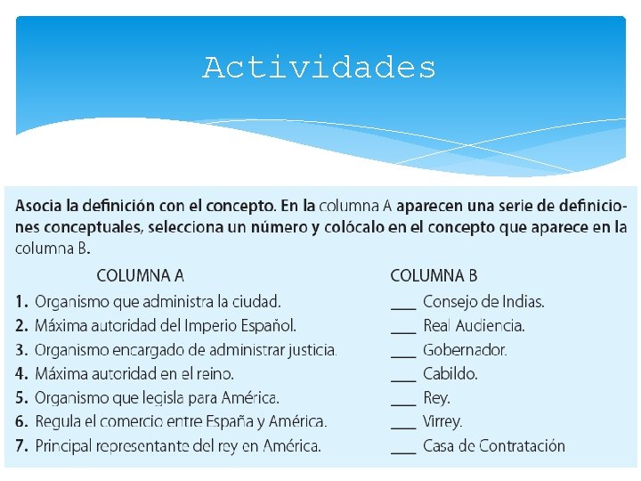 Actividades 