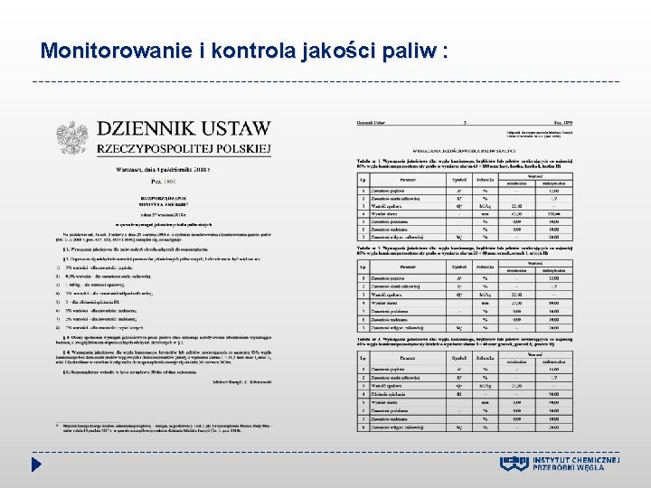 Monitorowanie i kontrola jakości paliw : 