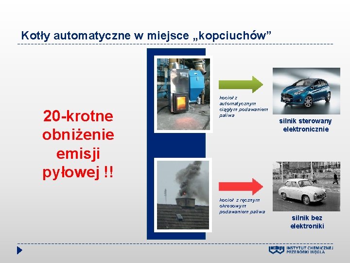 Kotły automatyczne w miejsce „kopciuchów” 20 -krotne obniżenie emisji pyłowej !! kocioł z automatycznym