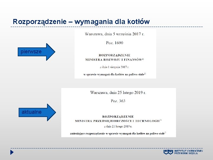 Rozporządzenie – wymagania dla kotłów pierwsze aktualne 