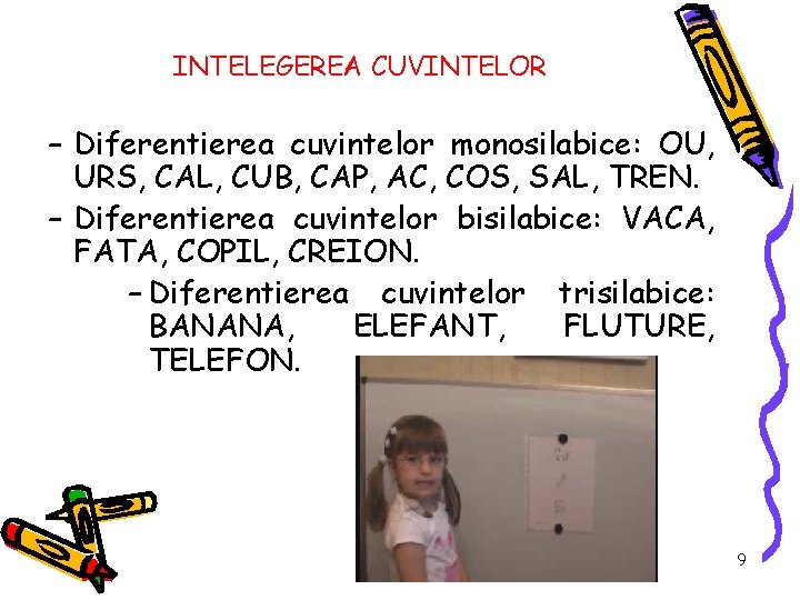 INTELEGEREA CUVINTELOR – Diferentierea cuvintelor monosilabice: OU, URS, CAL, CUB, CAP, AC, COS, SAL,