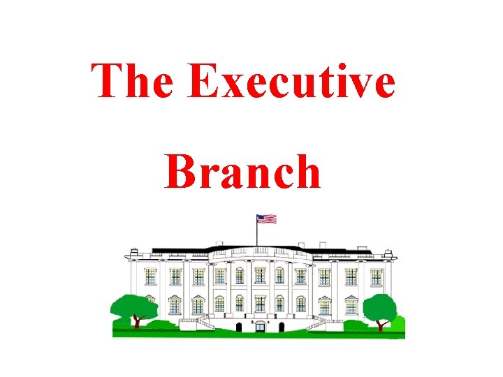 The Executive Branch 