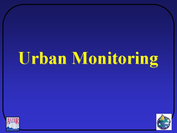 Urban Monitoring 