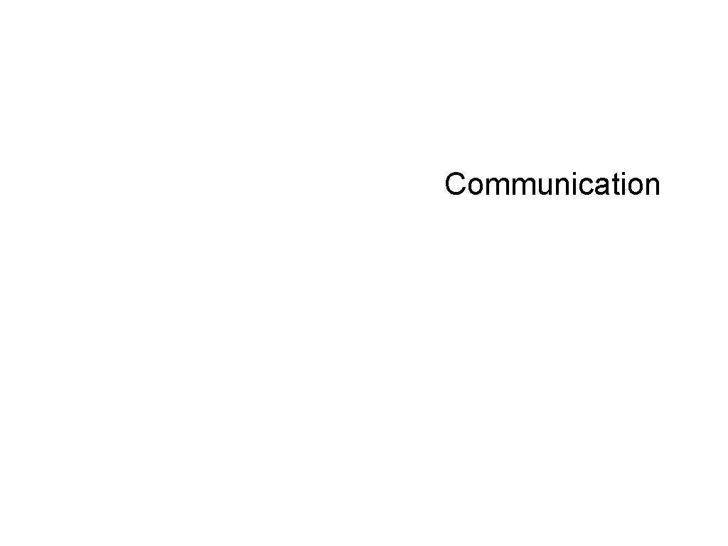 Communication 