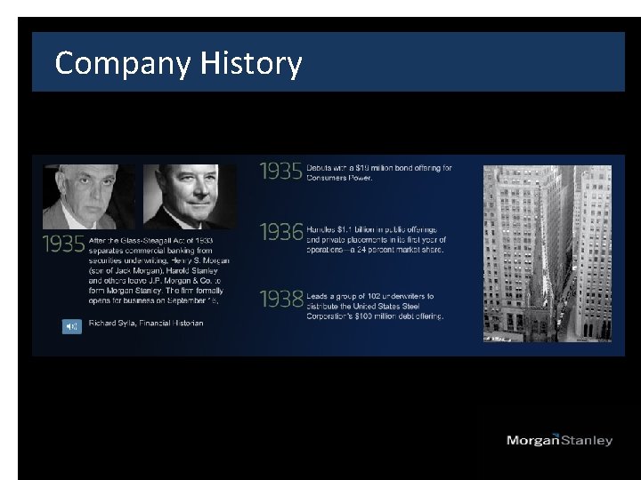 Company History 