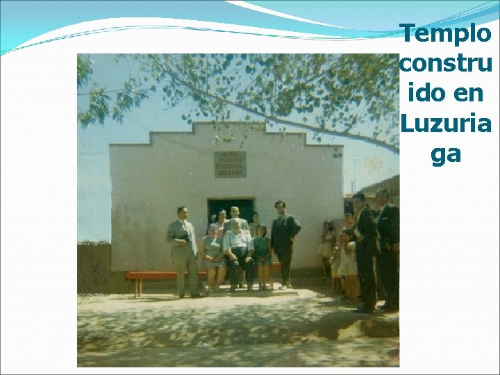 Templo constru ido en Luzuria ga 