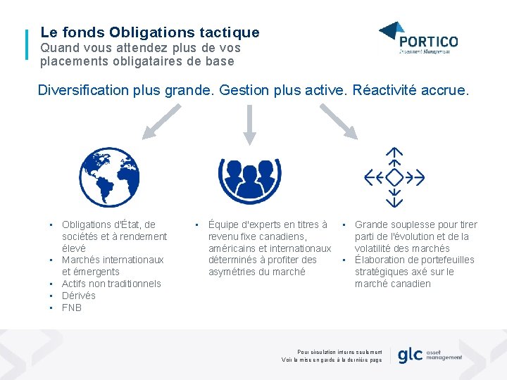 Le fonds Obligations tactique Quand vous attendez plus de vos placements obligataires de base