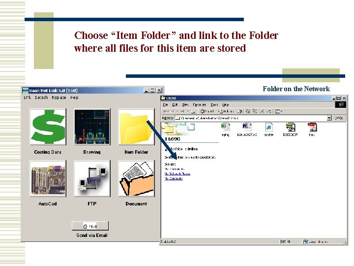 Choose “Item Folder” and link to the Folder where all files for this item