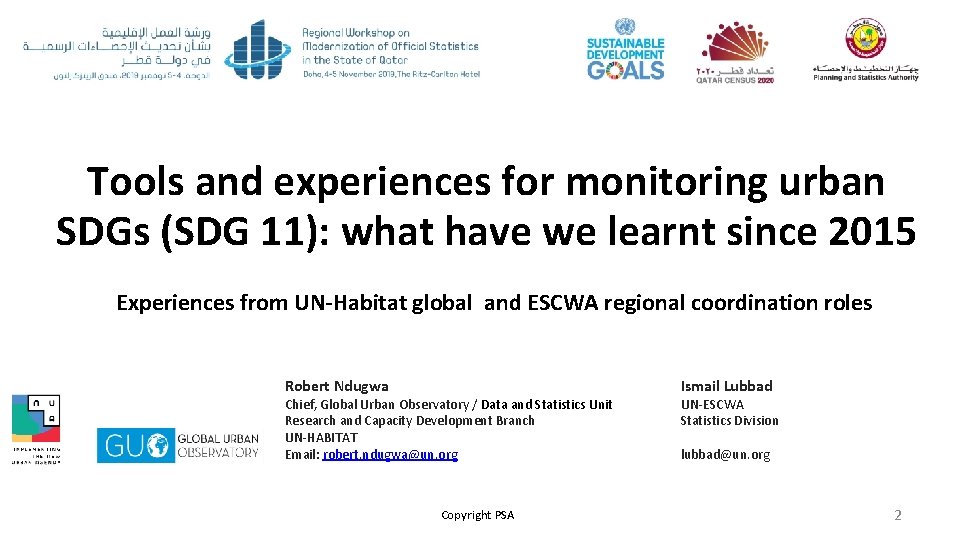 Tools and experiences for monitoring urban SDGs (SDG 11): what have we learnt since