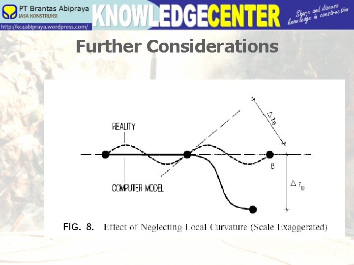 Further Considerations 