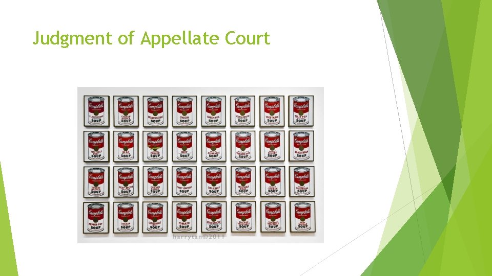 Judgment of Appellate Court 