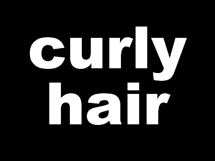 curly hair 