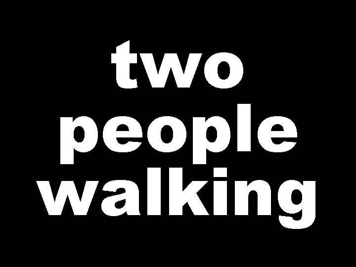 two people walking 