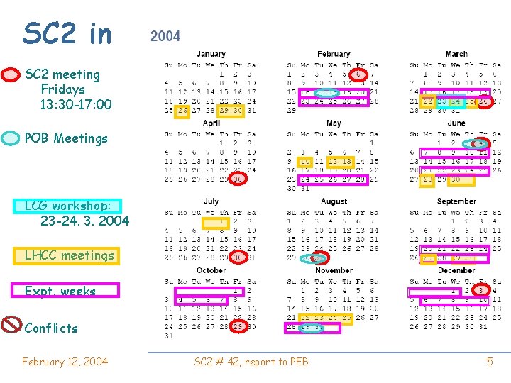 SC 2 in SC 2 meeting Fridays 13: 30 -17: 00 POB Meetings LCG