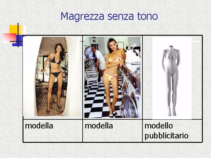 Magrezza senza tono modella modello pubblicitario Magrezza senza tono modella modello pubblicitario