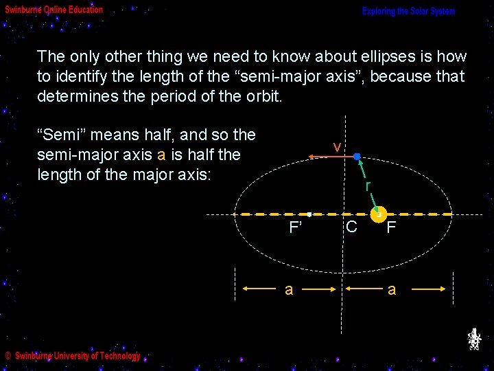 The only other thing we need to know about ellipses is how to identify