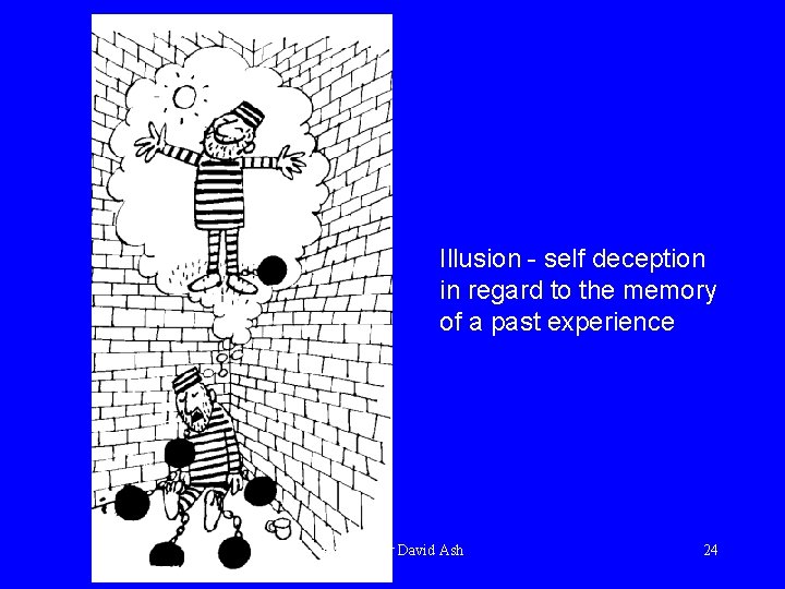Illusion - self deception in regard to the memory of a past experience A/Professor