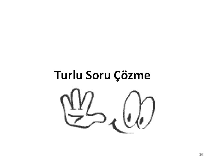 Turlu Soru Çözme 30 