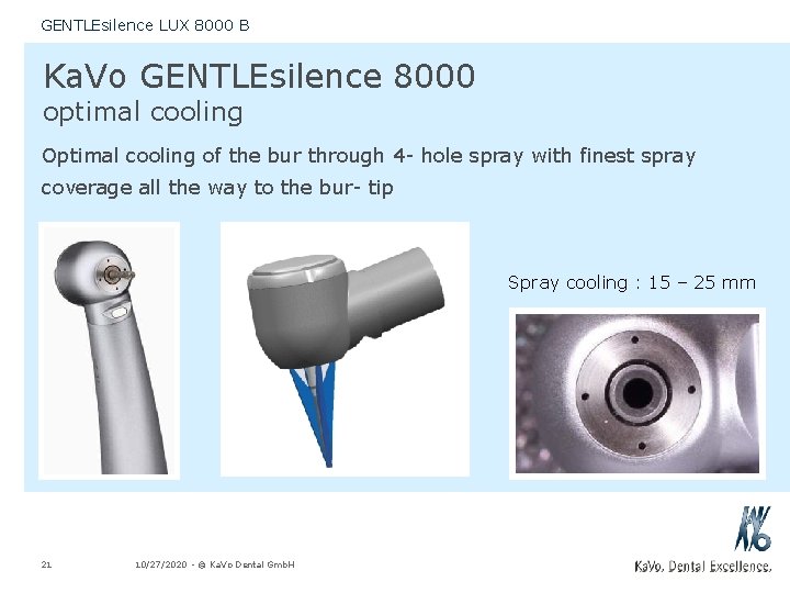 GENTLEsilence LUX 8000 B Ka. Vo GENTLEsilence 8000 optimal cooling Optimal cooling of the