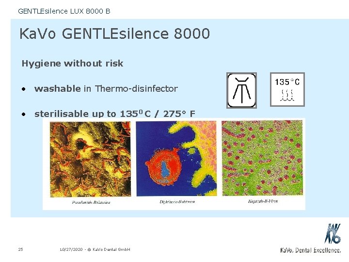 GENTLEsilence LUX 8000 B Ka. Vo GENTLEsilence 8000 Hygiene without risk • washable in