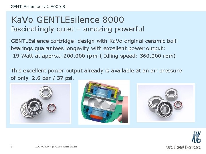 GENTLEsilence LUX 8000 B Ka. Vo GENTLEsilence 8000 fascinatingly quiet – amazing powerful GENTLEsilence