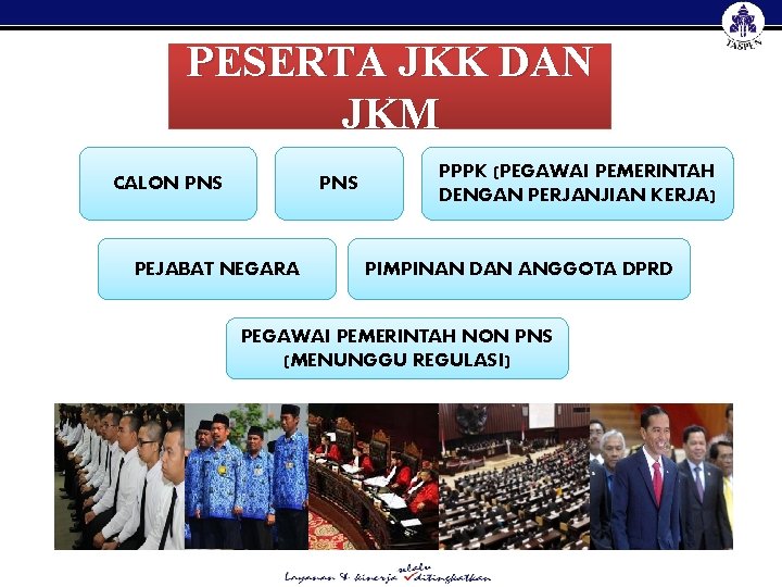 PESERTA JKK DAN JKM CALON PNS PEJABAT NEGARA PPPK (PEGAWAI PEMERINTAH DENGAN PERJANJIAN KERJA)