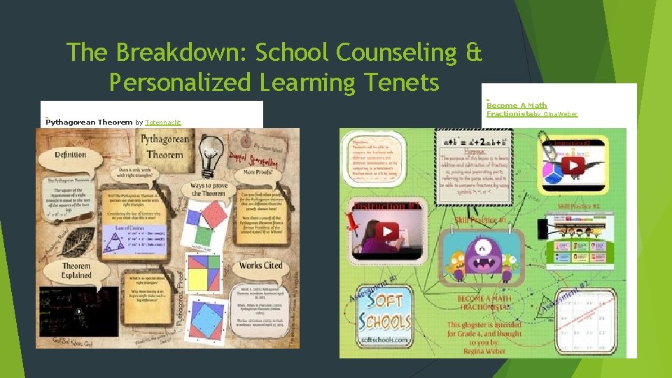 The Breakdown: School Counseling & Personalized Learning Tenets Pythagorean Theorem by Totennacht Become A