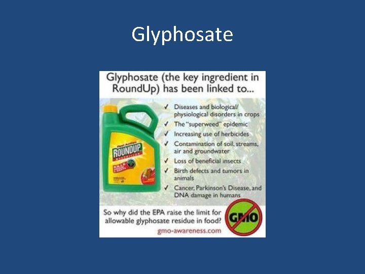 Glyphosate 