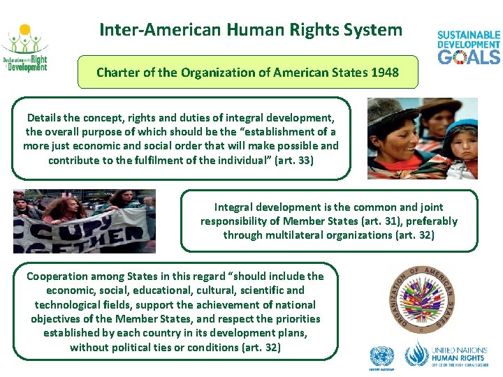 Inter American Human Rights System Charter of the Organization of American States 1948 Details