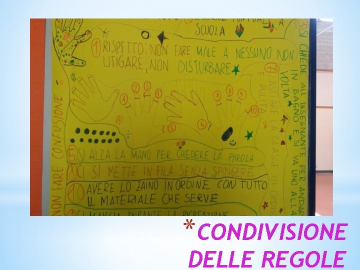 *CONDIVISIONE DELLE REGOLE 