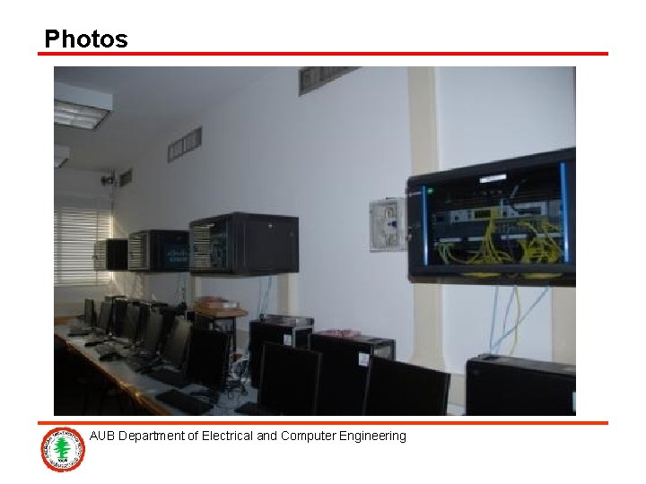 Photos AUB Department of Electrical and Computer Engineering 