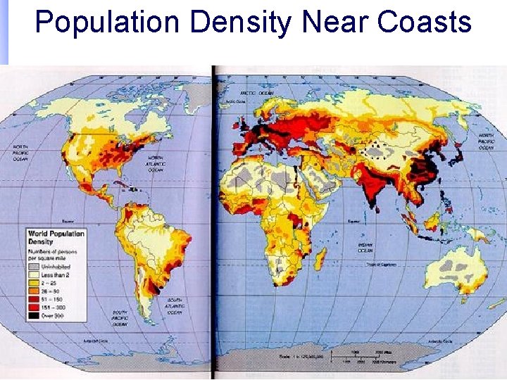 Population Density Near Coasts 