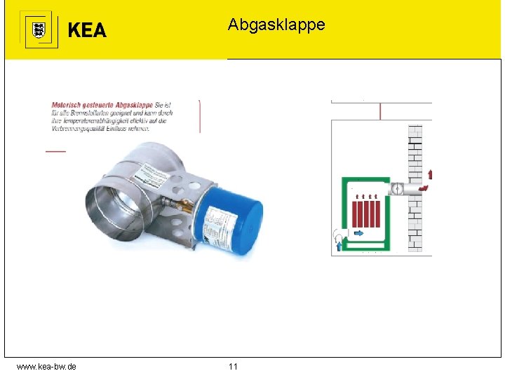 Abgasklappe www. kea-bw. de 11 