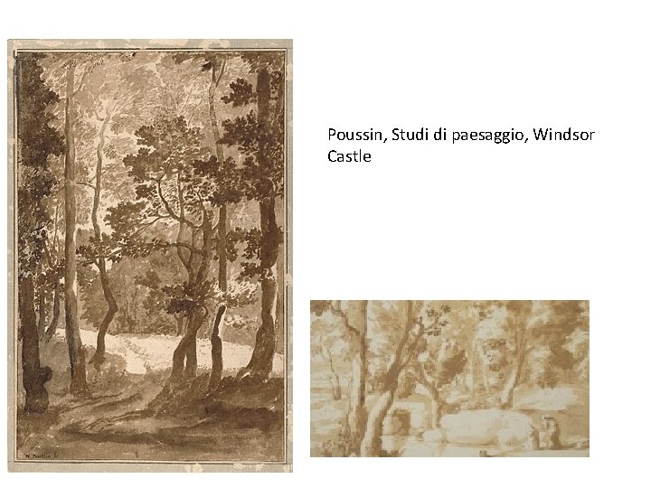 Poussin, Studi di paesaggio, Windsor Castle 
