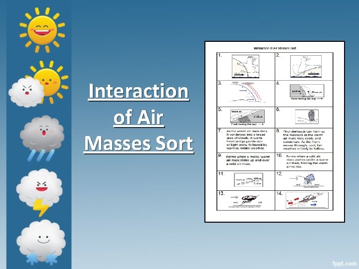 Interaction of Air Masses Sort 