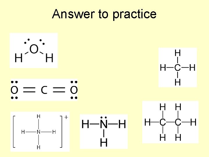 Answer to practice 