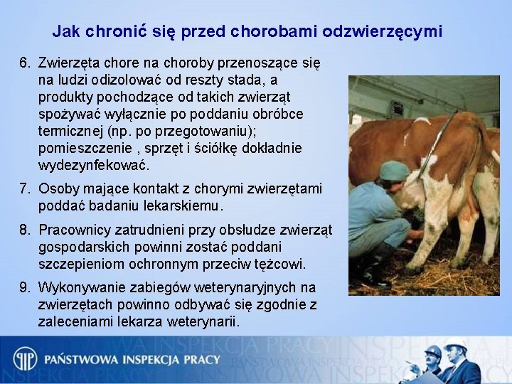 Jak chronić się przed chorobami odzwierzęcymi 6. Zwierzęta chore na choroby przenoszące się na