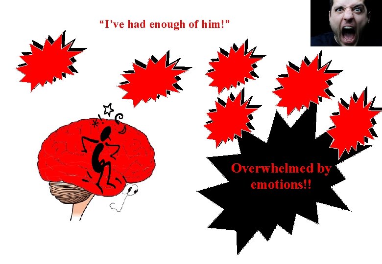 “I’ve had enough of him!” Overwhelmed by emotions!! © Crown copyright 2005 