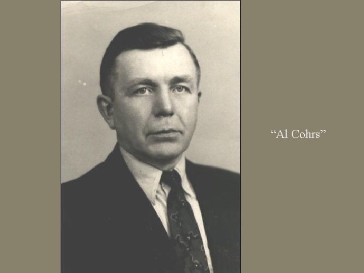 “Al Cohrs” 