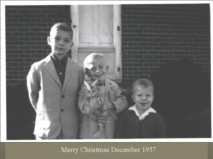 Merry Christmas December 1957 