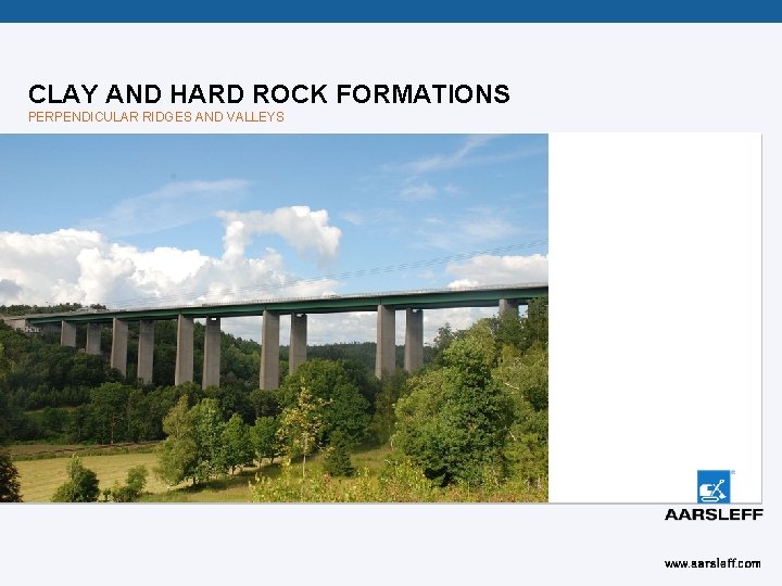 CLAY AND HARD ROCK FORMATIONS PERPENDICULAR RIDGES AND VALLEYS 