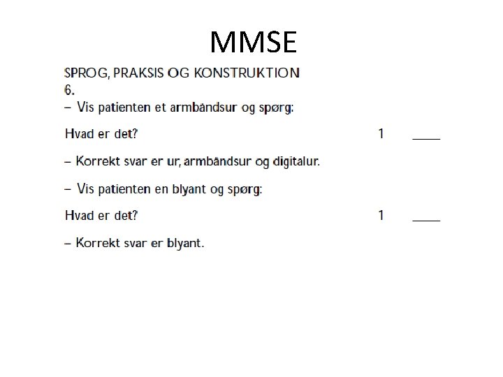 MMSE 