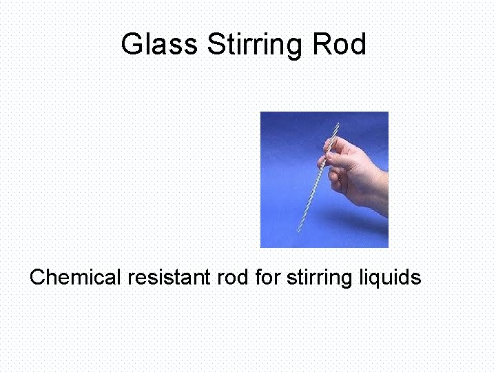 Glass Stirring Rod Chemical resistant rod for stirring liquids 