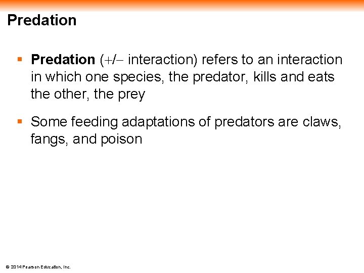 Predation § Predation ( / interaction) refers to an interaction in which one species,