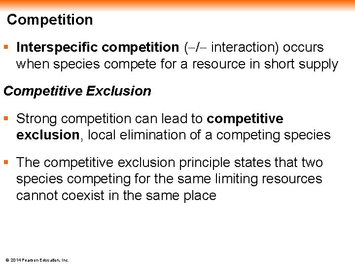 Competition § Interspecific competition ( / interaction) occurs when species compete for a resource