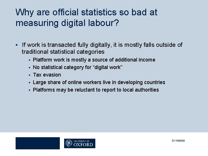 Why are official statistics so bad at measuring digital labour? § If work is